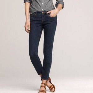 J. Crew Dark Wash Skinny Ankle Jean Size 30